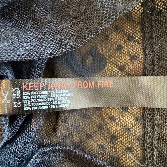 Anthropologie Long-Sleeve Novelty Lace Top - Size XS - Picture 4 of 6